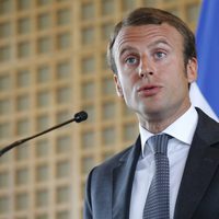 Emmanuel Macron durante su nombramiento como ministro de Economía de Francia