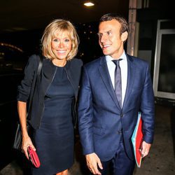 Brigitte Trogneux y Emmanuel Macron