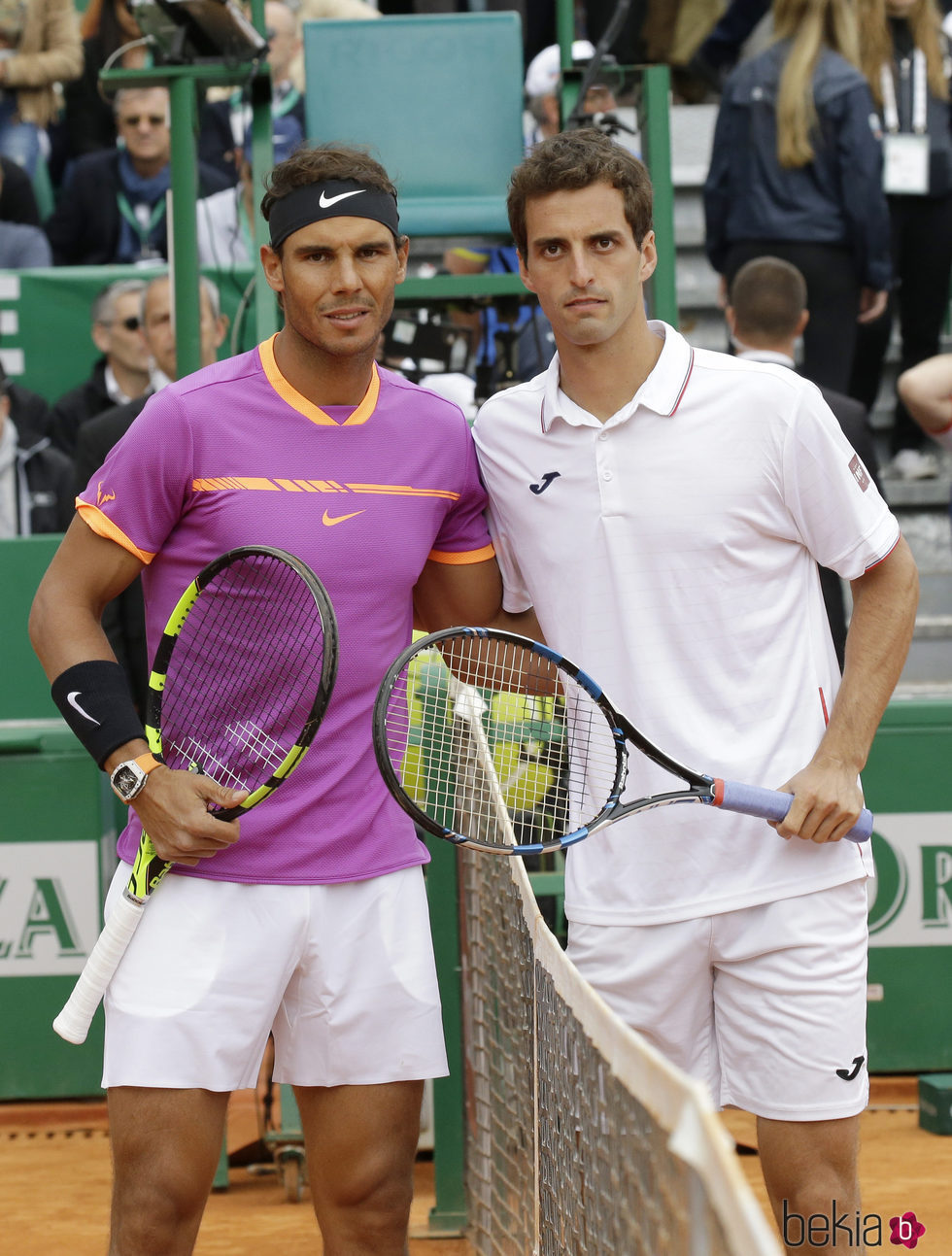 Rafa Nadal y Albert Ramos en la final del Master 1000 de Monte-Carlo 2017