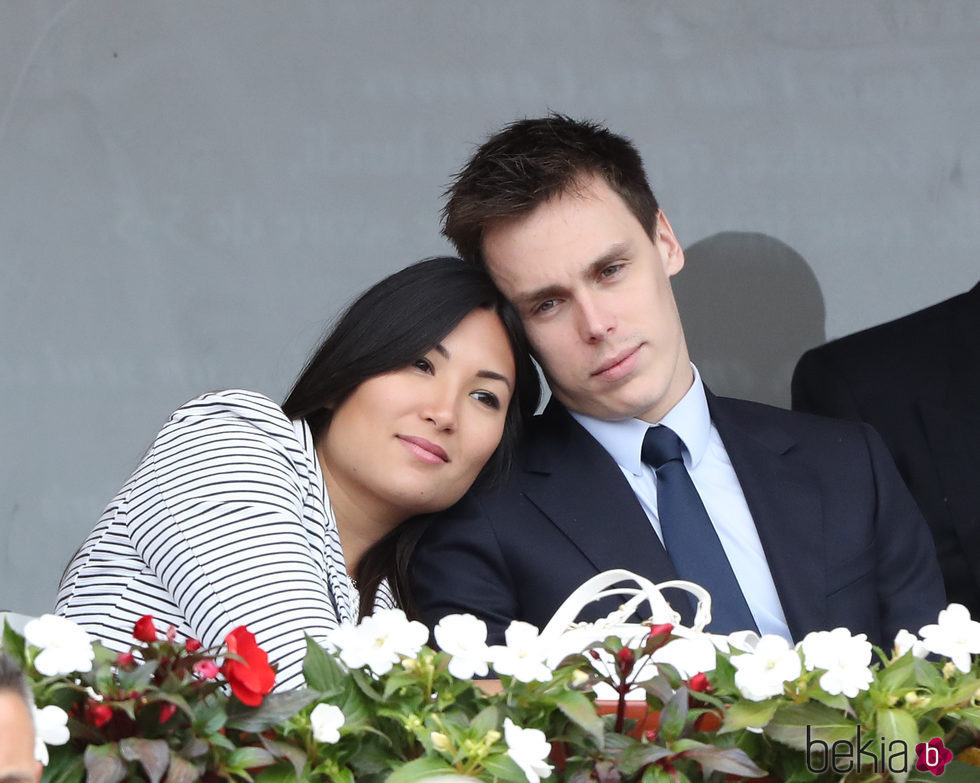 Louis Ducruet y Marie Chevallier, muy enamorados en la final del Master 1000 de Monte-Carlo 2017