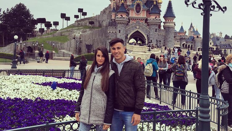 Carolina Vico y Joaquín Hurtado en Disneyland París