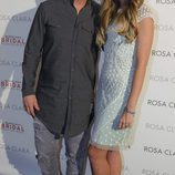 Fonsi Nieto y Marta Castro en el desfile de la nueva colección 2018 de Rosa Clará