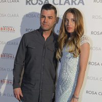 Fonsi Nieto y Marta Castro en el desfile de la nueva colección 2018 de Rosa Clará