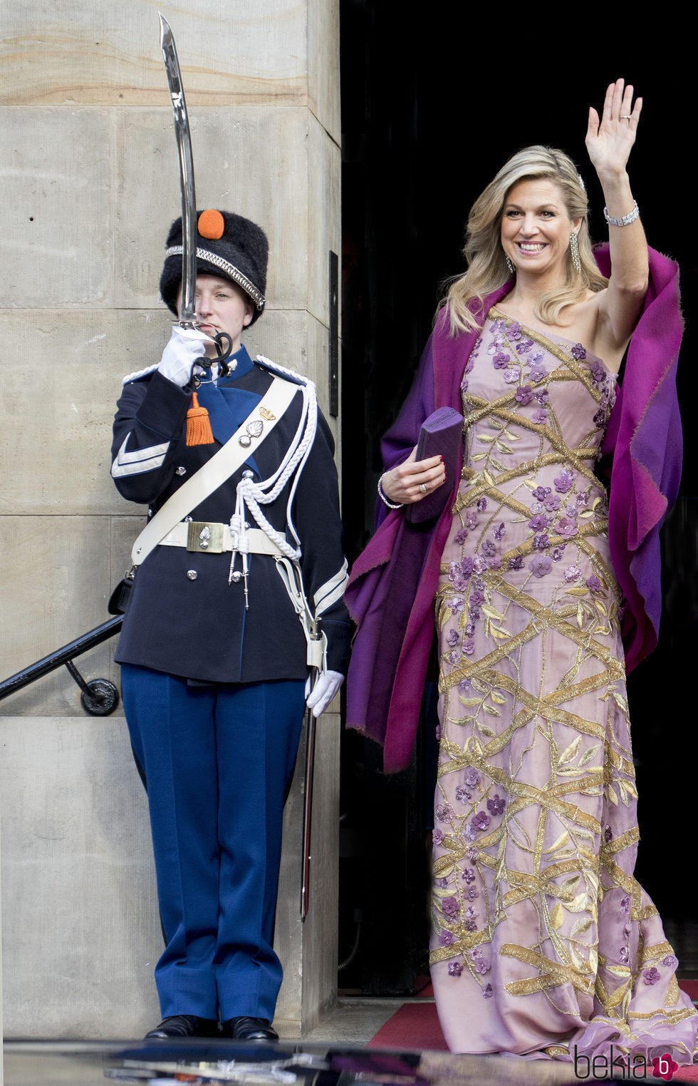 La Reina Máxima de Holanda en la cena de gala por el 50 cumpleaños del Rey Guillermo de Holanda