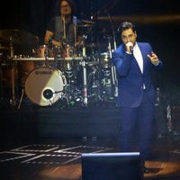 David Bustamante ofreciendo su primer concierto tras su separación de Paula Echevarría