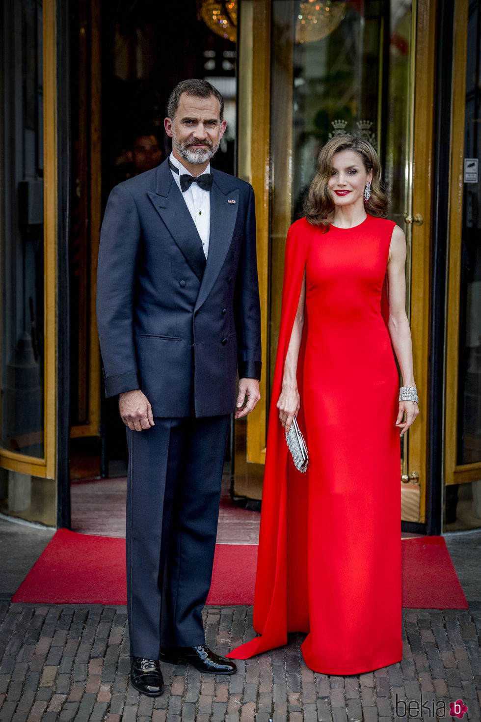 Los Reyes Felipe y Letizia en el 50 cumpleaños del Rey Guillermo de Holanda