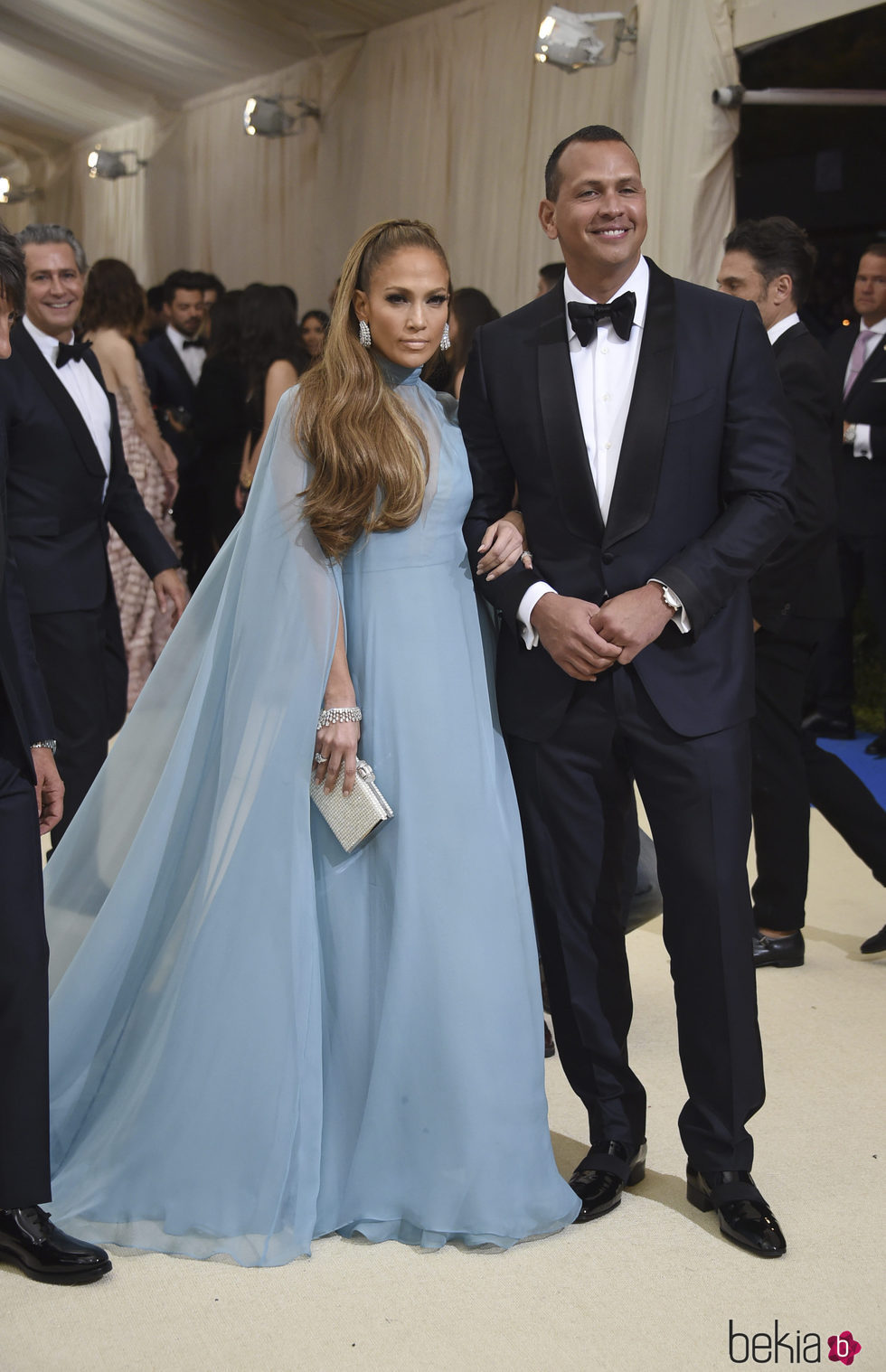 Jennifer Lopez y Alex Rodriguez en la Gala MET 2017