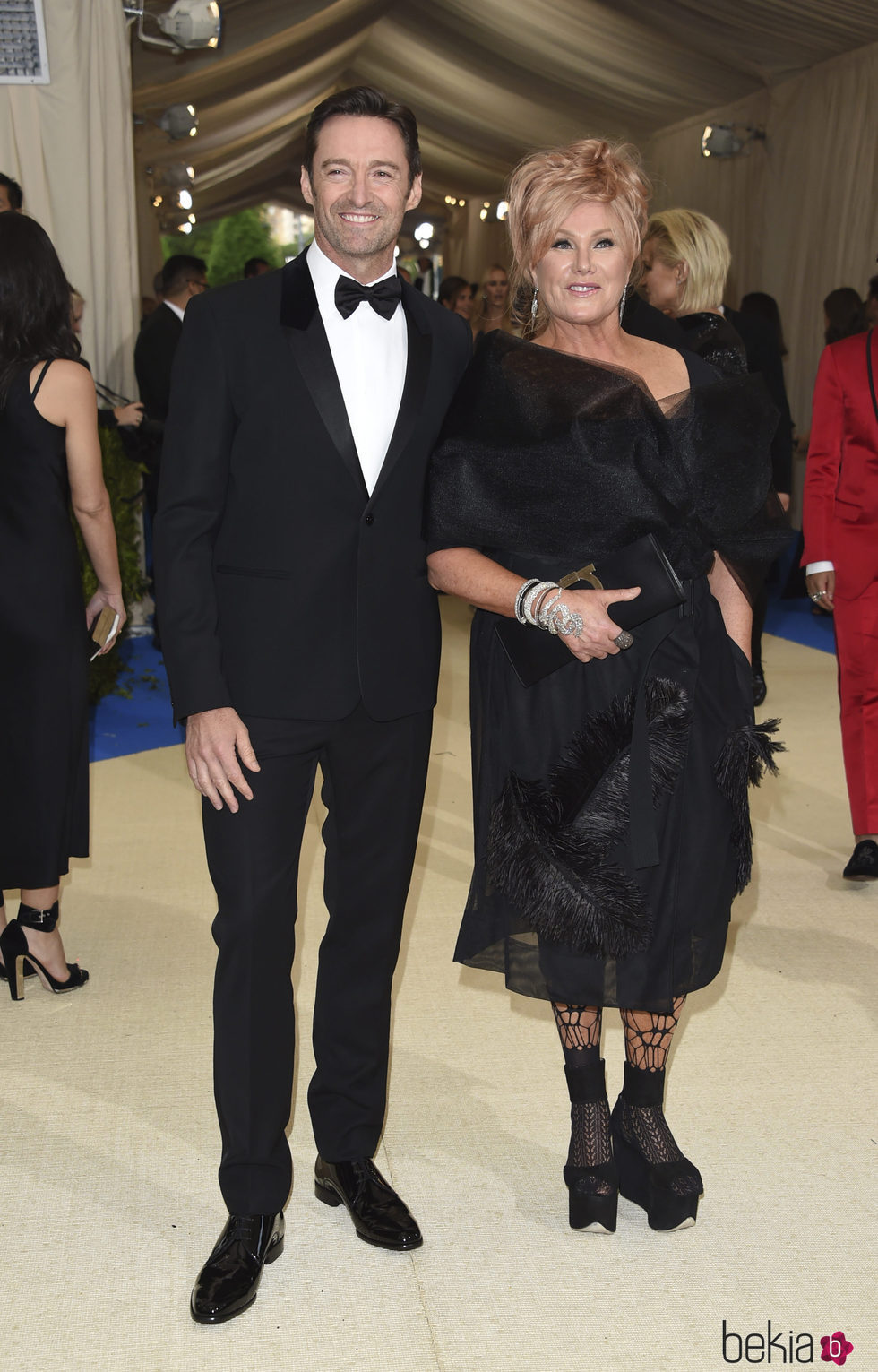 Hugh Jackman y Deborra-Lee Furness en la Gala MET 2017