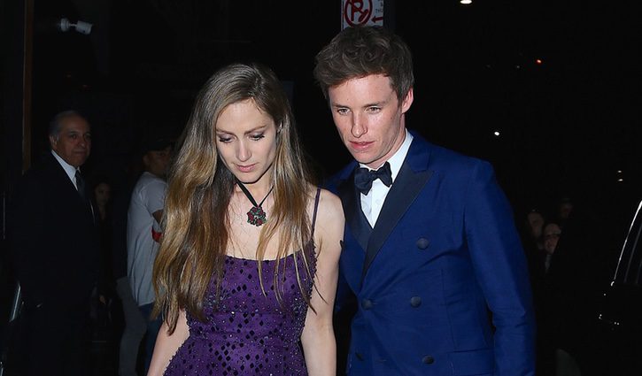 Hannah Bagshawe y Eddie Redmayne en la afterparty del MET 2017