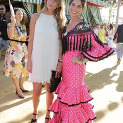 Sibi y Lourdes Montes en la Feria de Abril 2017