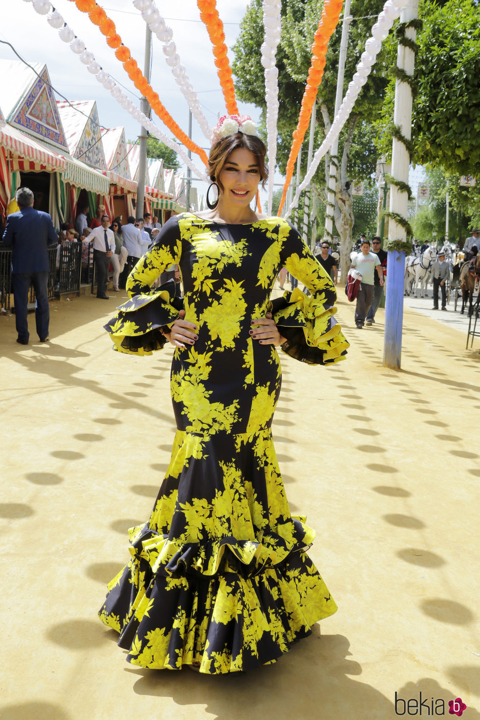 Raquel Revuelta en la Feria de Abril 2017