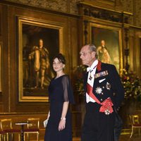 El Duque de Edimburgo y Carla Bruni