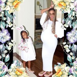 Beyoncé posa embarazada con su hija Blue Ivy