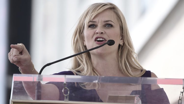 Reese Witherspoon en la ceremonia en honor a Goldie Hawn y Kurt Russell