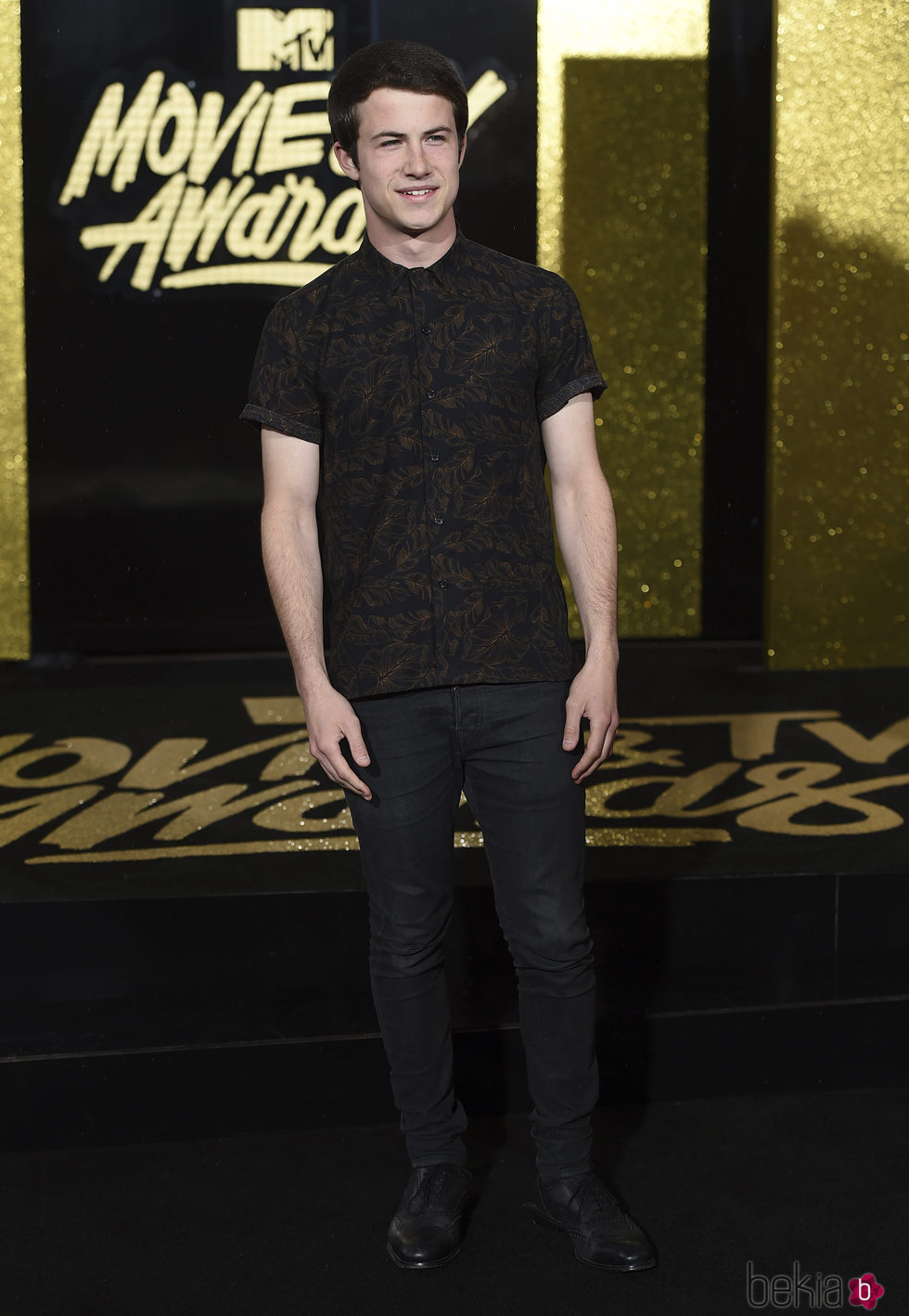 Dylan Minnette en la alfombra roja de los MTV Movie Awards 2017