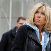 Brigitte Macron durante un acto público