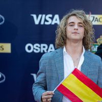 Manel Navarro en la alfombra roja de inauguración del Festival de Eurovisión 2017