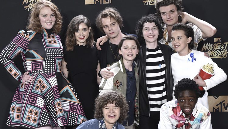 El elenco de 'Stranger Things' en los MTV Movie Awards 2017