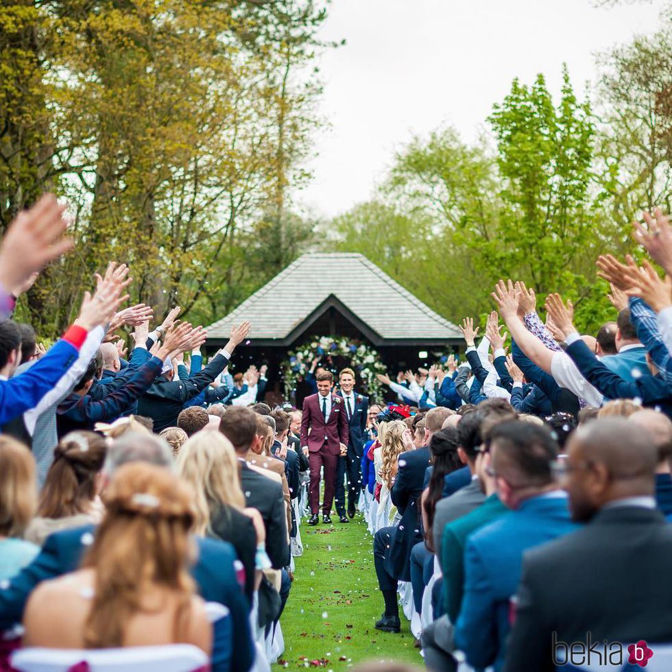 La romántica boda de Tom Daley y Dustin Lance Black