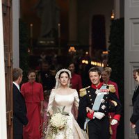 Federico y Mary de Dinamarca en su boda