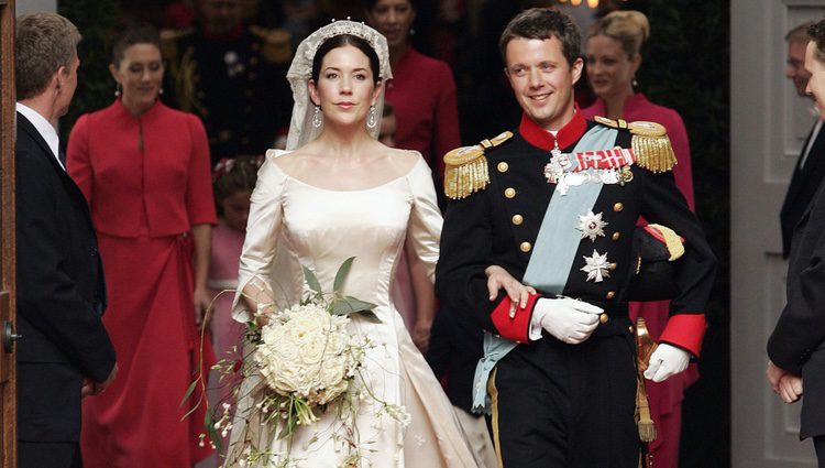 Federico y Mary de Dinamarca en su boda