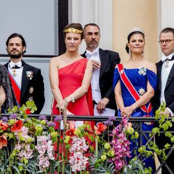 La Famlia Real Sueca en el 80 cumpleaños de Harald y Sonia de Noruega