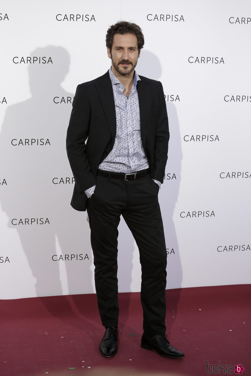 Álex Gadea durante un evento de la marca de bolsos Carpisa