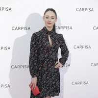 Elena Rivera durante un evento de la marca de bolsos Carpisa