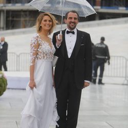 Nicolás y Tatiana de Grecia en la cena en honor a los Reyes de Noruega por su 80 cumpleaños