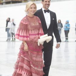 Pablo y Marie Chantal de Grecia en la cena en honor a los Reyes de Noruega por su 80 cumpleaños