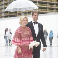 Pablo y Marie Chantal de Grecia en la cena en honor a los Reyes de Noruega por su 80 cumpleaños