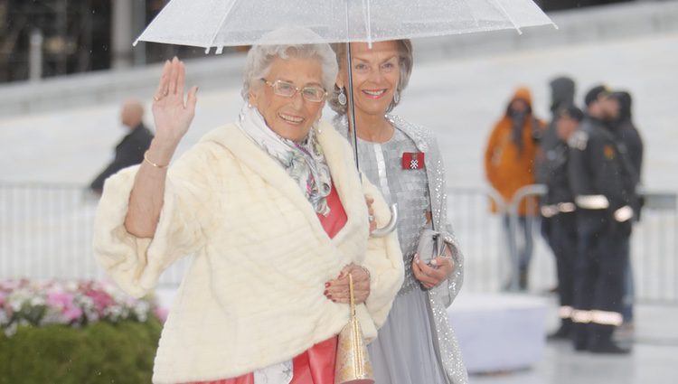 Astrid de Noruega en la cena en honor a los Reyes de Noruega por su 80 cumpleaños