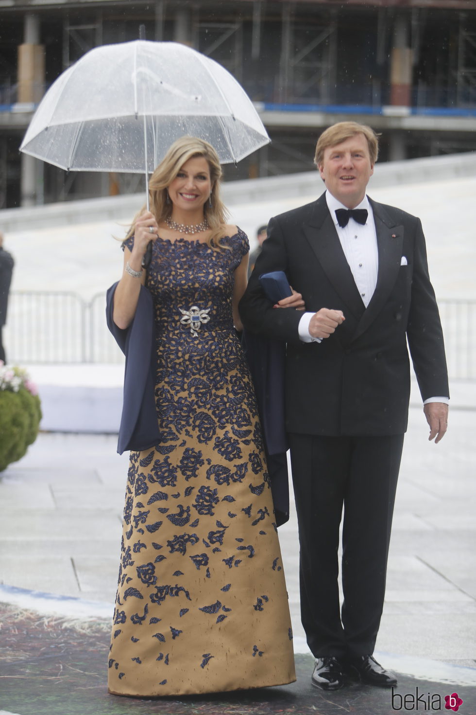 Guillermo Alejandro y Máxima de Holanda en la cena en honor a los Reyes de Noruega por su 80 cumpleaños