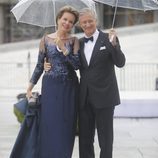 Felipe y Matilde de Bélgica en la cena en honor a los Reyes de Noruega por su 80 cumpleaños