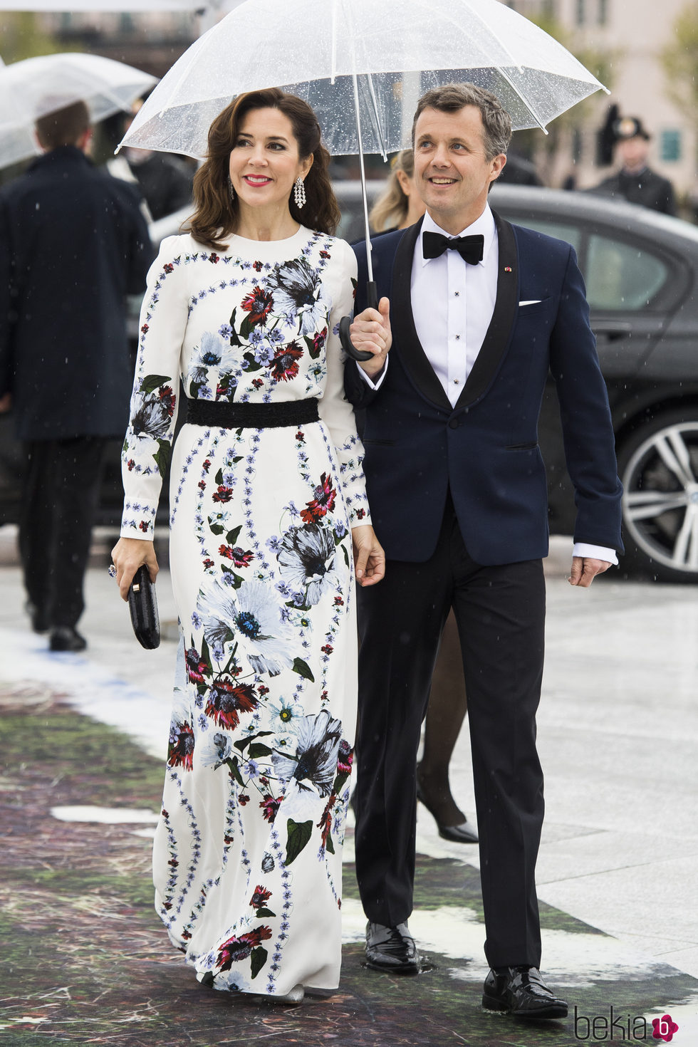 Federico y Mary de Dinamarca en la cena en honor a los Reyes de Noruega por su 80 cumpleaños