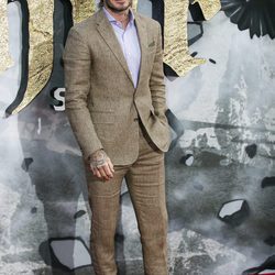 David Beckham en la premiere de 'Rey Arturo: La leyenda de Excalibur'