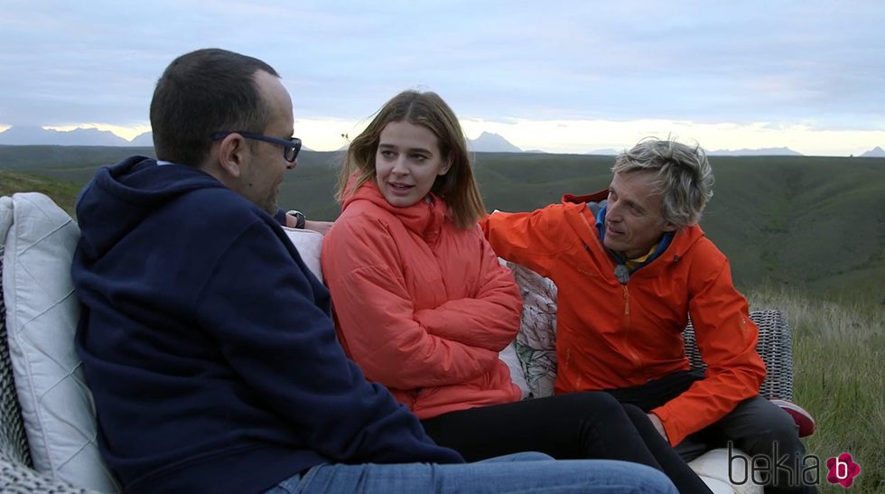 Jesús Calleja con Risto Mejide y Laura Escanes en 'Planeta Calleja'