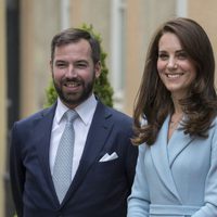 Kate Middleton con Guillermo y Stephanie de Luxemburgo