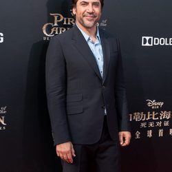 Javier Bardem en la presentación de la nueva película de 'Piratas del Caribe'