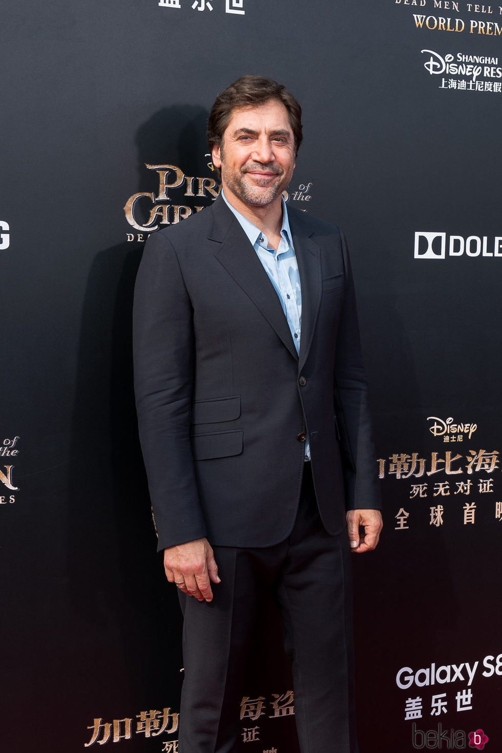 Javier Bardem en la presentación de la nueva película de 'Piratas del Caribe'