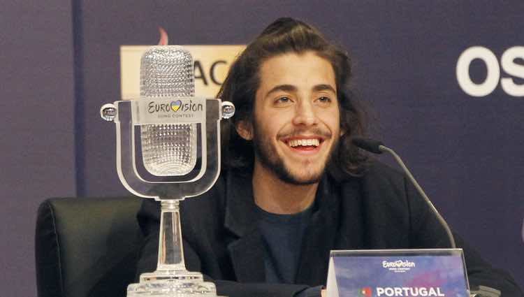 Primera rueda de prensa de Salvador Sobral tras convertirse en ganador de Eurovisión 2017