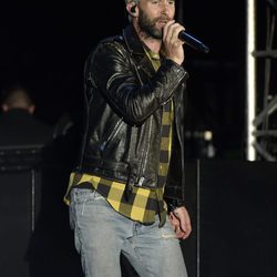 Adam Levine actuando en el Festival Wango Tango 2017