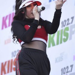 Noah Cyrus actuando en el Festival Wango Tango 2017