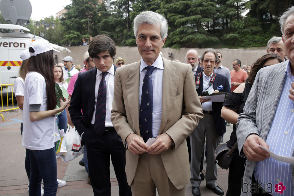 Adolfo Suárez Illana en la corrida de toros del día de San Isidro 2017