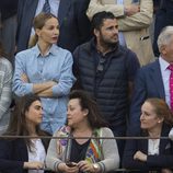 Carola Baleztena y Emiliano Suárez en la corrida de toros del día de San Isidro 2017