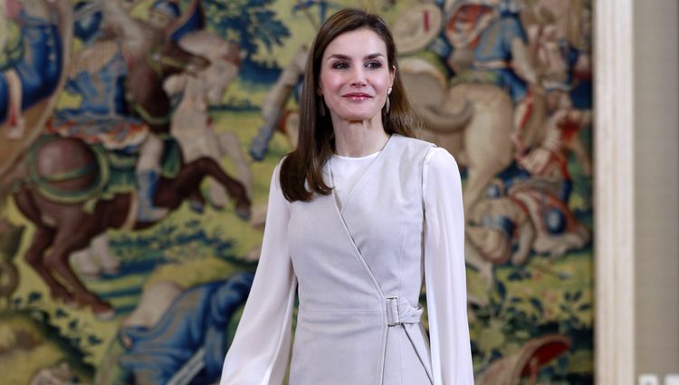 La Reina Letizia en su último acto oficial antes de la Comunión de la Infanta Sofía