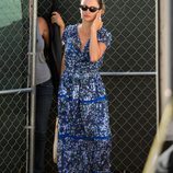 Penélope Cruz llegando al set de rodaje de 'American Crime Story' en Miami