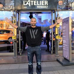 Tony Parker en un acto de la firma Atelier Renault en París