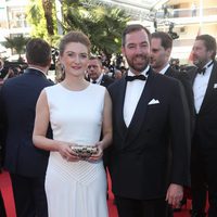 Guillermo de Luxemburgo y Stéphanie de Lannoy en la gala inaugural del Festival de Cannes 2017