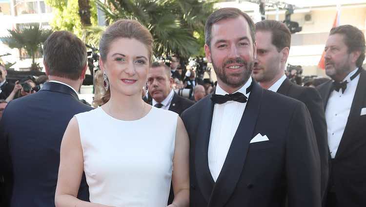 Guillermo de Luxemburgo y Stéphanie de Lannoy en la gala inaugural del Festival de Cannes 2017